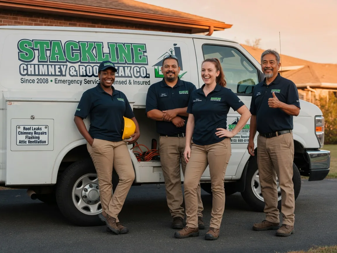 Chimney flashing repair company in Vinson, OK